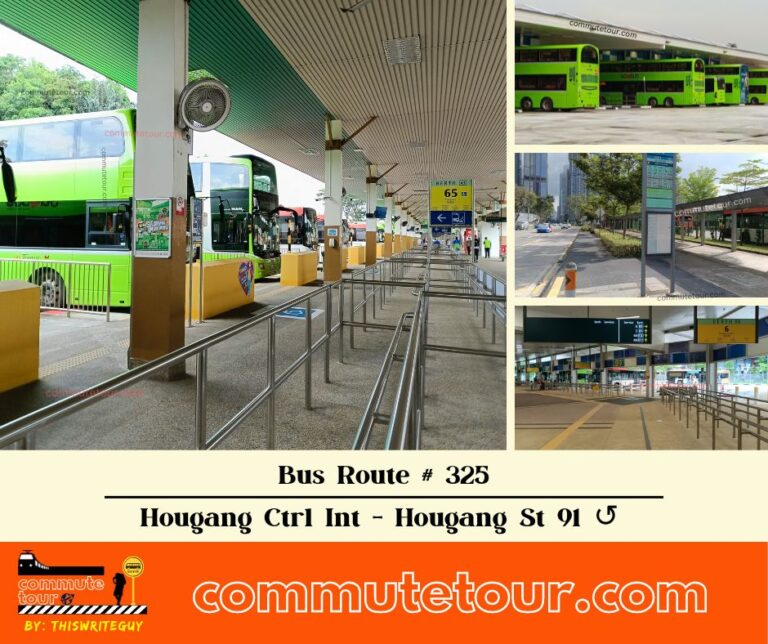 SG Bus 325 Route Map, Bus Schedule and Stops from Hougang Central Interchange to Hougang Street 91 Loop ↺ | Singapore