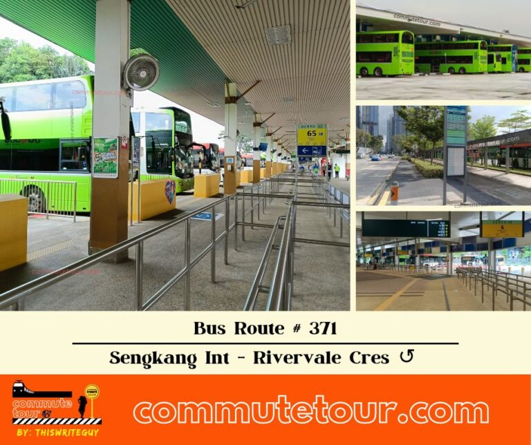 SG Bus Route 371 Schedule, Bus Stops and Route Map from Sengkang Interchange to Rivervale Crescent Loop ↺ | Singapore