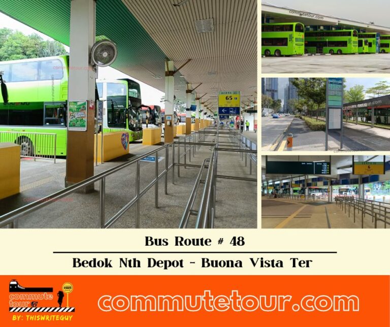 SG Bus 48 Route Map, Bus Schedule and Stops from Bedok North Depot to Buona Vista Terminal | Singapore