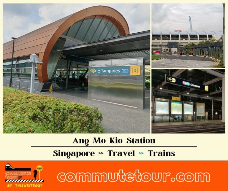 Ang Mo Kio MRT Station AMK Hub | NS16 North South Line | MRT Schedule | Singapore | 2023