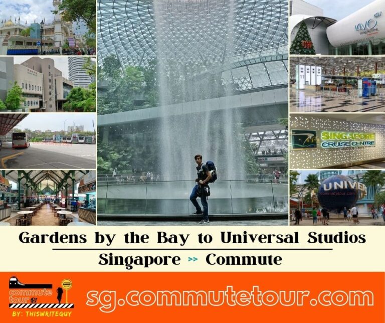 How to commute from Gardens by the Bay to Universal Studios Singapore by Bus or Train?