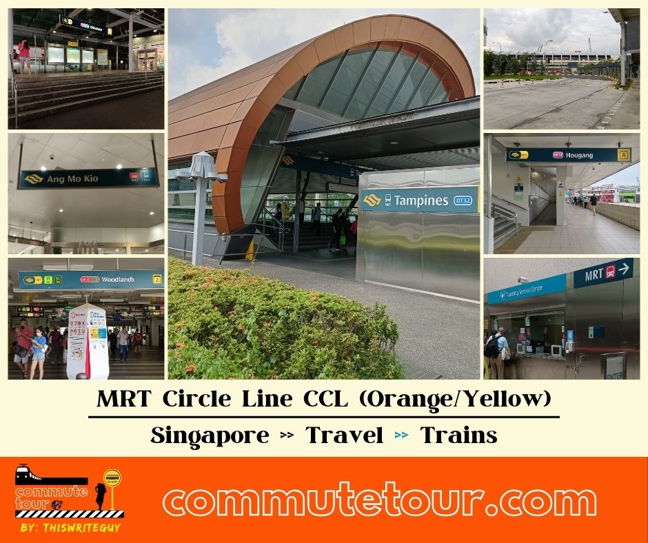 SG MRT Circle Line CCL (OrangeYellow)