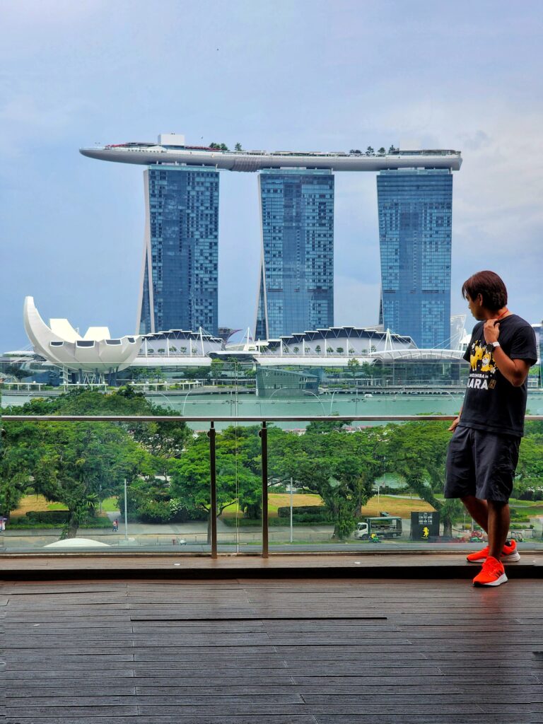 National Gallery Singapore overlooking Marina Bay Sands