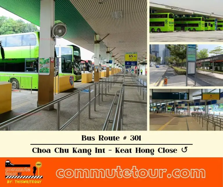 Bus 301 Route Map, Schedule and Bus Stops | Singapore