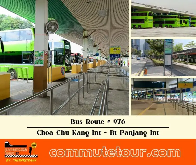 Bus 976 Route Map, Schedule and Bus Stops | Singapore